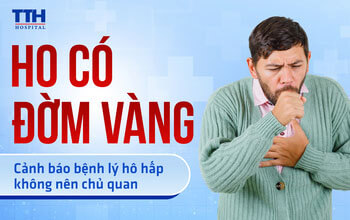 HO CÓ ĐỜM VÀNG: CẢNH BÁO BỆNH LÝ HÔ HẤP KHÔNG NÊN CHỦ QUAN 